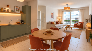 Vente Appartement BAYONNE   Grand T2 de 55,42 m2 avec terrasse couverte, parking et cellier Bayonne