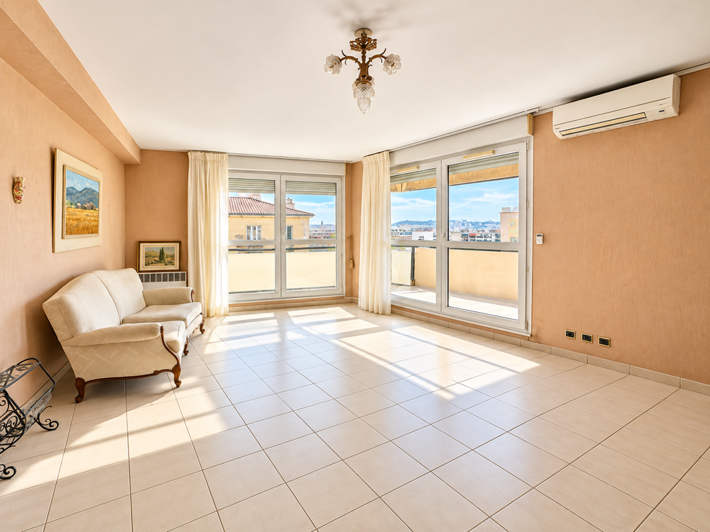 Vente Appartement Grand T3 - Le Camas - Terrasse 15 m2 - Parking - Vue dégagée Marseille 5