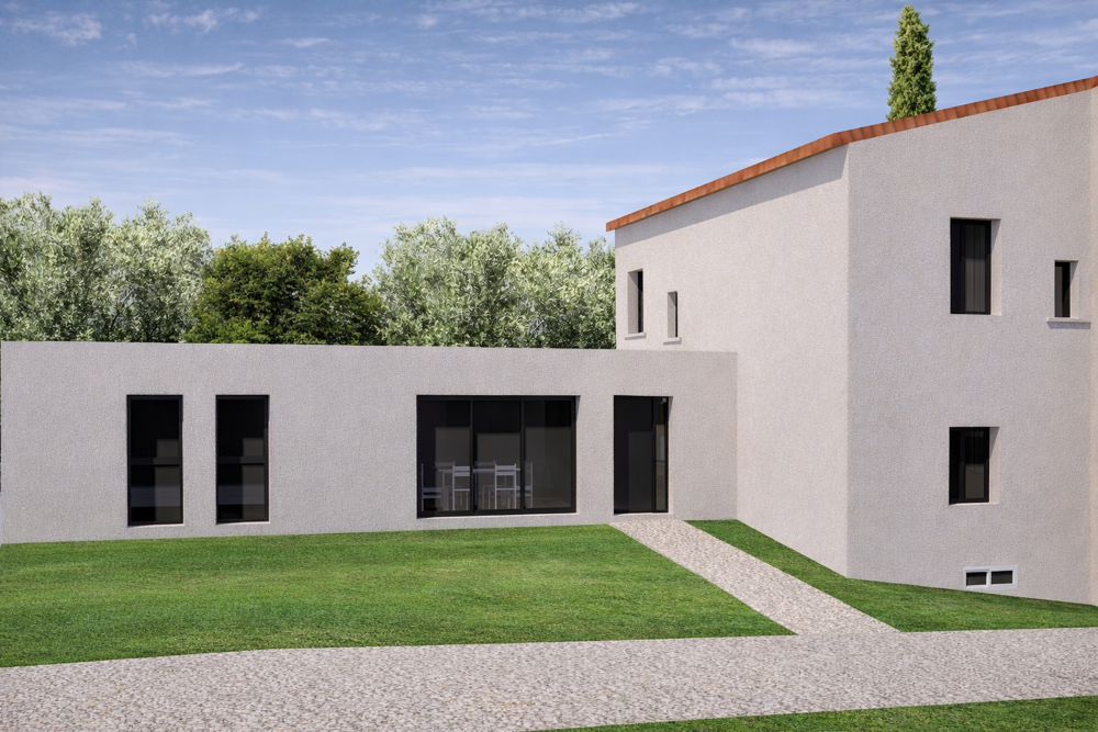 Maison neuve de type 3 de 75m2 plain-pied jardin privatif