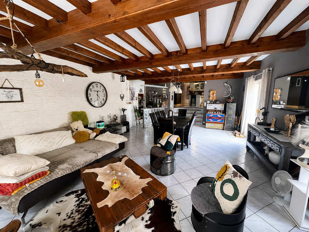 Vente Maison FERME 5CH+GARAGE+PISICINE St etienne sur chalaronne