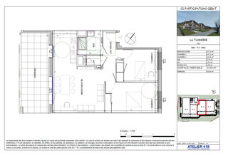  Appartement � vendre 3 pi�ces 65 m�