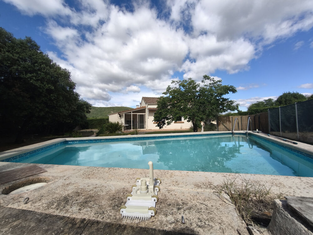 Vente Maison Villa T4 de plain pied de 100m2 sur 1540m2 de terrain avec piscine et garage La boissiere