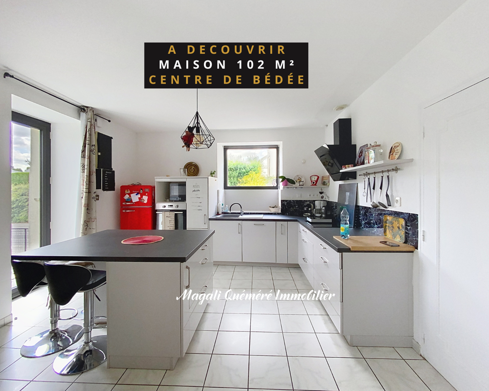 Maison 4 pièces centre de Bédée avec dépendances.