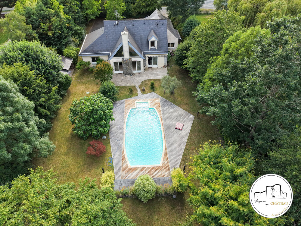 Maison 186m2 avec piscine et garage - Les Garennes sur Loire