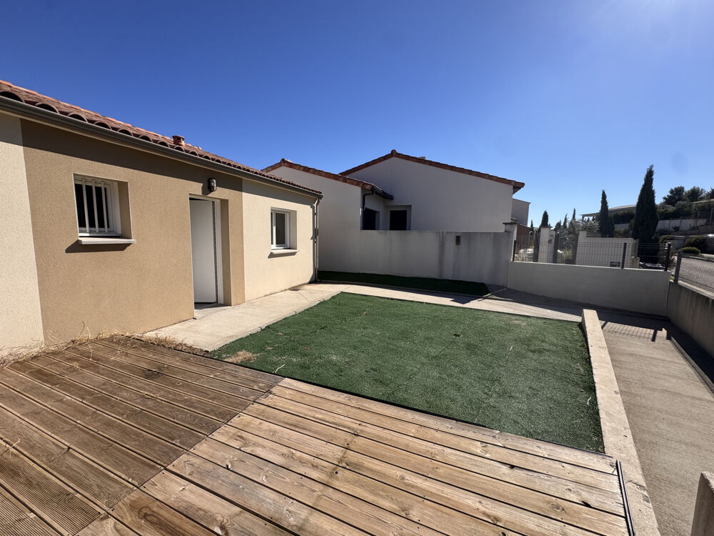 Location Maison À LOUER   SUPERBE MAISON 100m2 DE PLAIN-PIED AVEC JARDIN, TERRASSE ET GARAGE   ROCHEFORT-DU-GARD Rochefort du gard