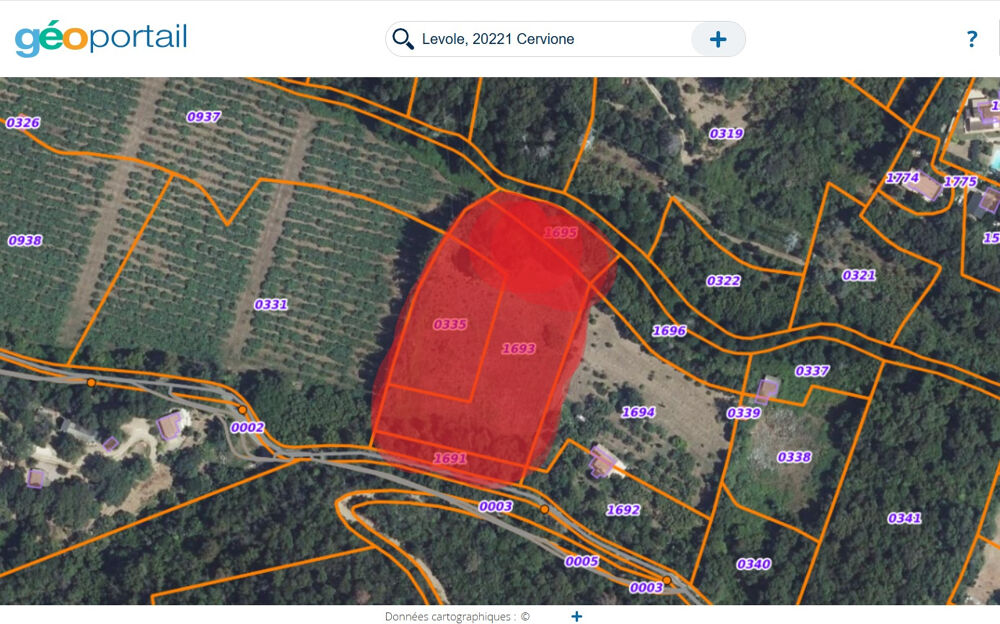 Vente Terrain Terrain agricole 1,2 hectares Cervione Cervione