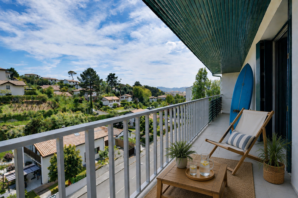 SAINT JEAN DE LUZ Bel appartement T4 spacieux et lumineux proche Sainte-Barbe et Océan