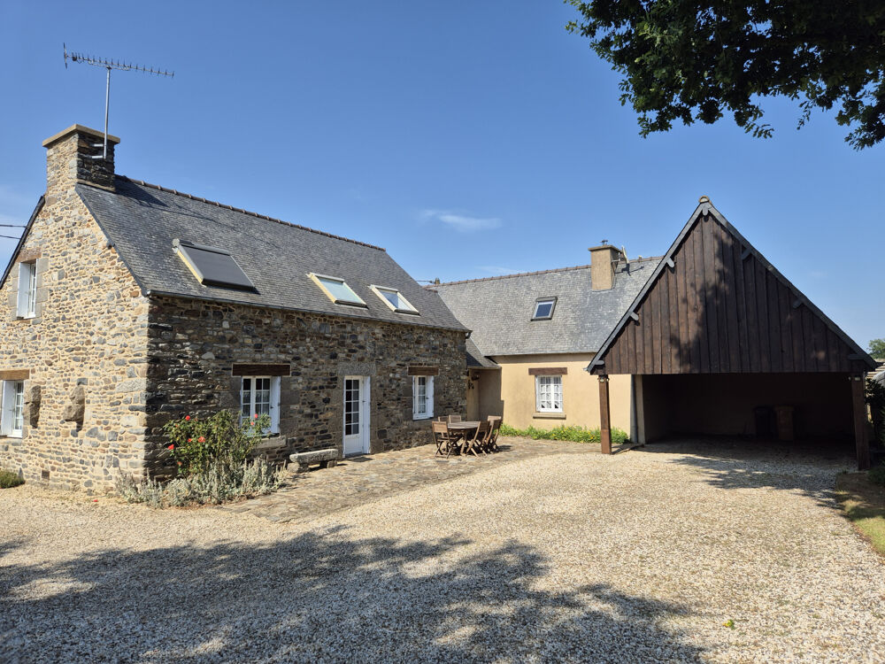 Maison en pierre, Lanfains (22)