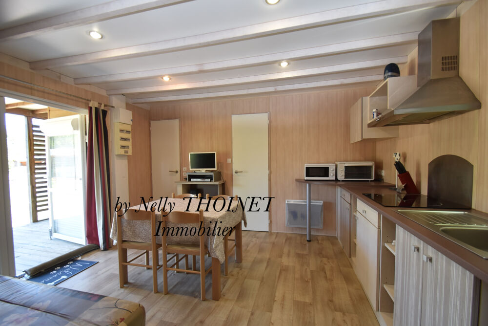 Dépt.63, PROCHE SUPER BESSE, EGLISENEUVE D'ENTRAIGUES, CHALET DE LOISIRS, 35 m2, 3 chambres, terrasse et terra