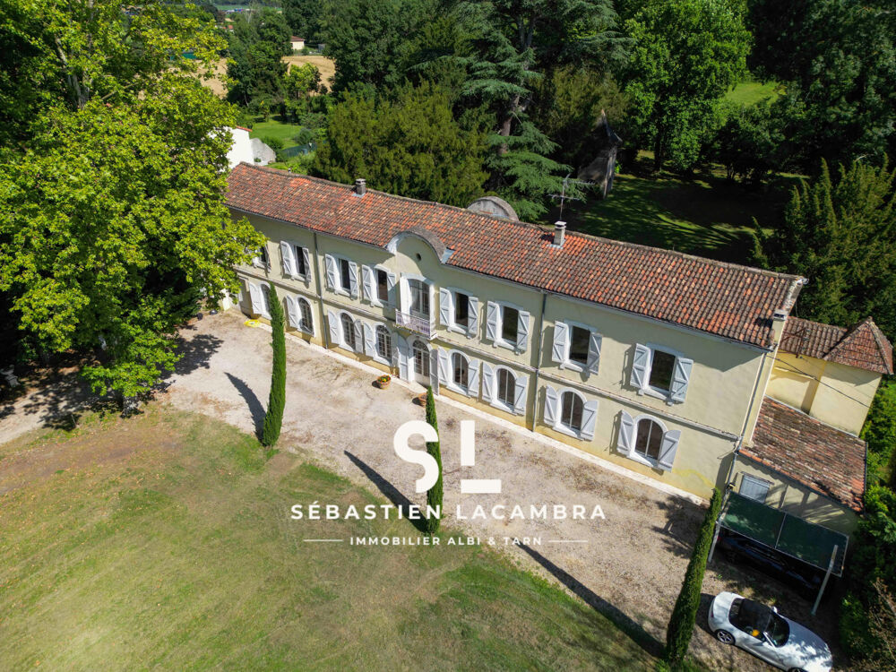 Vente Propriété/Château Demeure Historique 10 Pièces   Chartreuse XVIIe, Parc 2,9 ha, Terrasse 220 m2, Piscine & Pigeonnier Rivieres