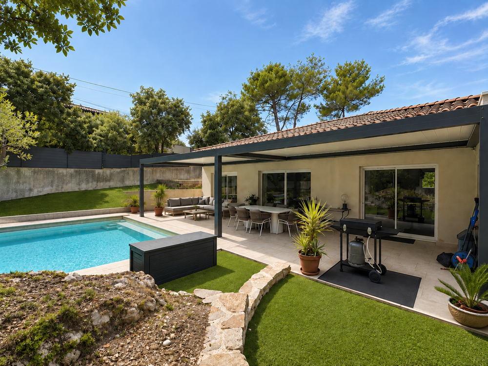 Maison de plain-pied de 192m2 sur une parcelle de 1 005m2