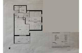  Appartement � vendre 3 pi�ces 63 m�