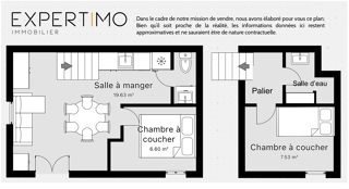  Maison à vendre 3 pièces 41 m²