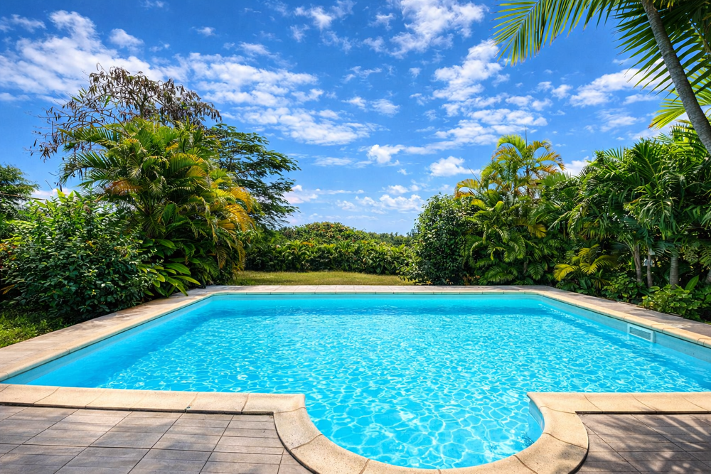 Vente Maison Villa 4 chambres de 135m2 environ sur un terrain de 1100 m2 avec piscine. St francois