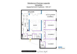  Appartement � vendre 5 pi�ces 105 m�