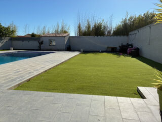 Vente Maison Villa 4 faces : Villa 160 m2 + 2 Dépendances de 80 m2 + Espace Piscine 12X6  de 500 m2  C Pia