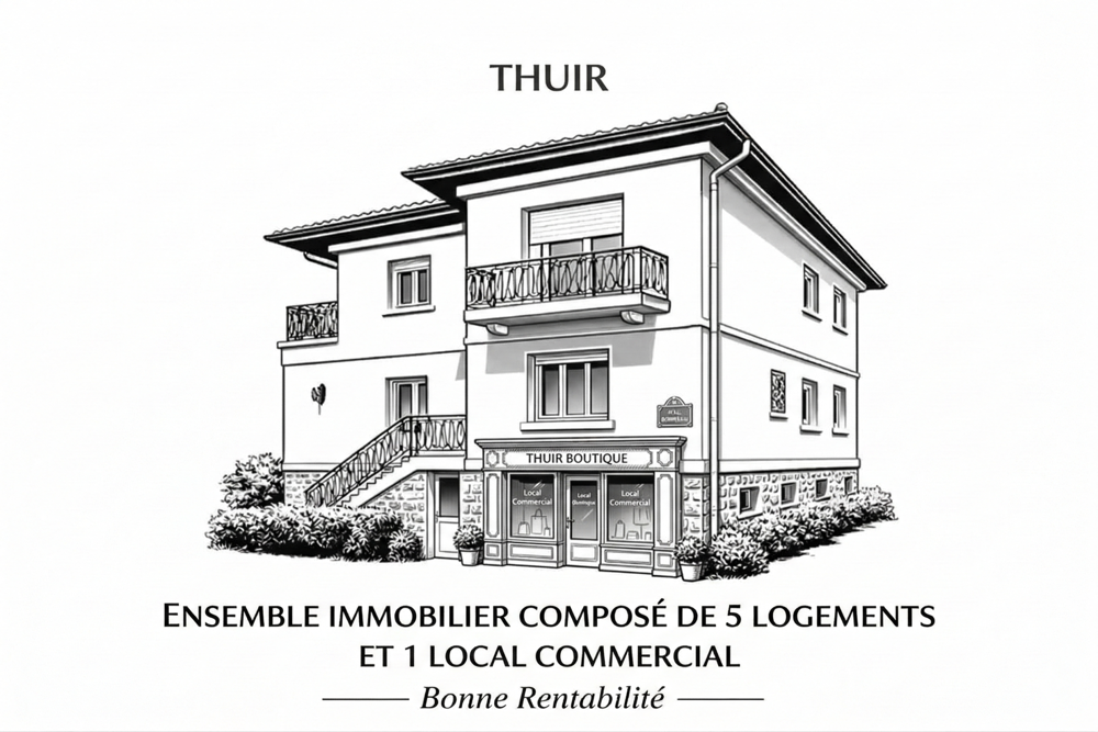 Vente Immeuble ENSEMBLE IMMOBILIER AU CENTRE DE THUIR - JOLI POTENTIEL Thuir