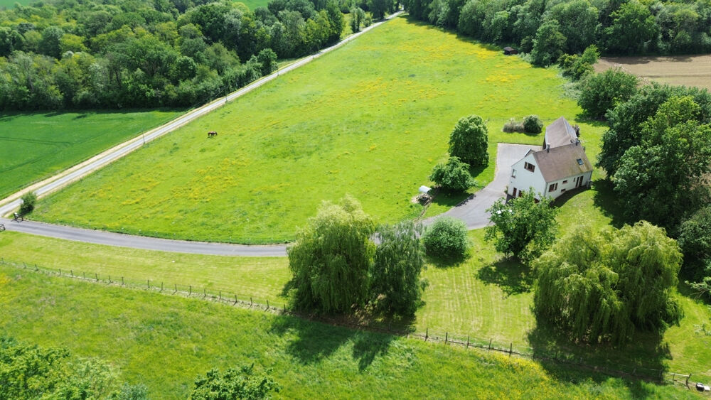 Propriété avec plus de 9 hectares de terrain.