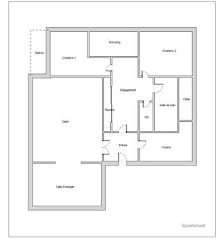 Appartement � vendre 4 pi�ces 80 m�