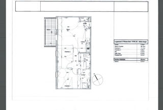  Appartement � vendre 3 pi�ces 64 m�