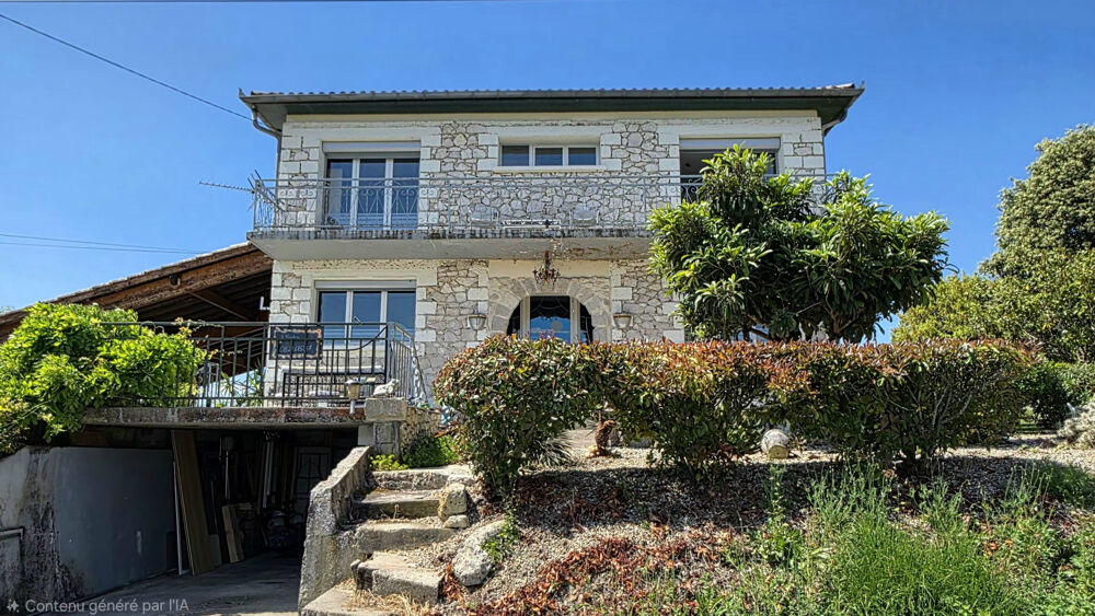 MAISON T5 - 147M2 EN CAMPAGNE AVEC TERRAIN D'1HA ET PISCINE / PROCHE LAVARDAC