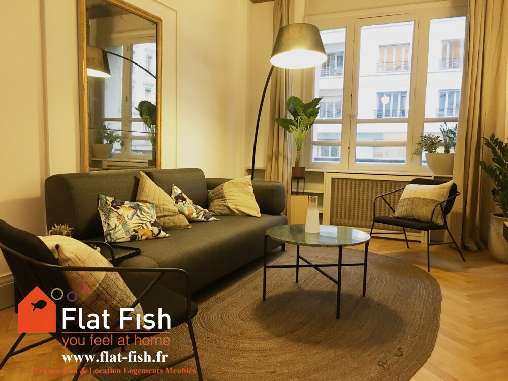 Location Appartement T4 meublé Standing rue Duquesne, Lyon 6ème Lyon 6