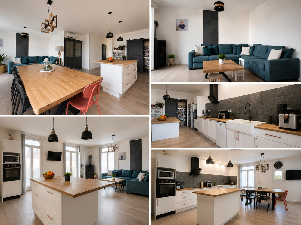 Maison vigneronne de 140m2 en r+2 avec garage et cours