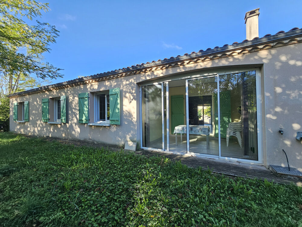 Vente Maison Plain pied 3 chambres, garage, carport, chauffage au sol pompe à chaleur Tonneins