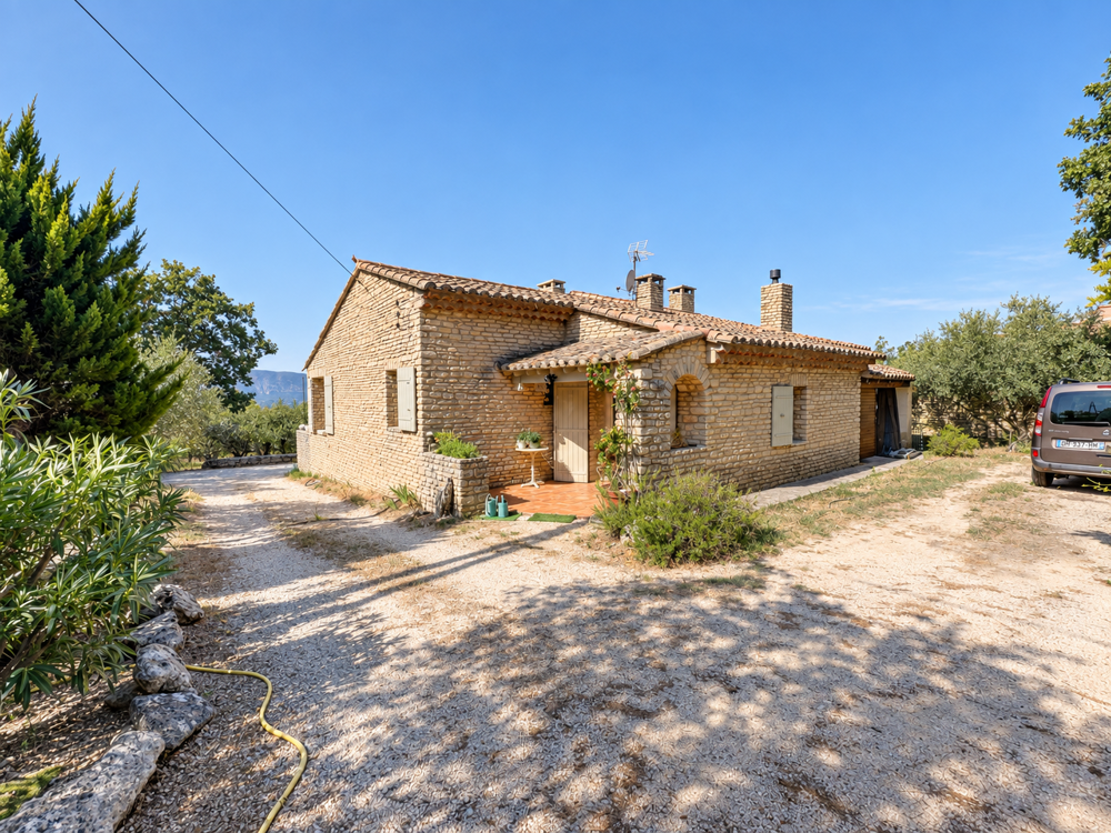 Vente Remise/Grange Viager occupé - Gordes Provence - Villa piscine plein sud Gordes