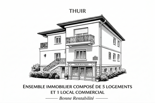  Immeuble à vendre 300 m² Thuir