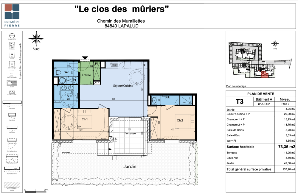 Appartement neuf T3 à Lapalud