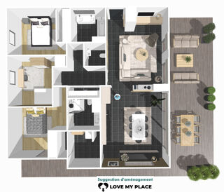  Appartement  vendre 4 pices 97 m