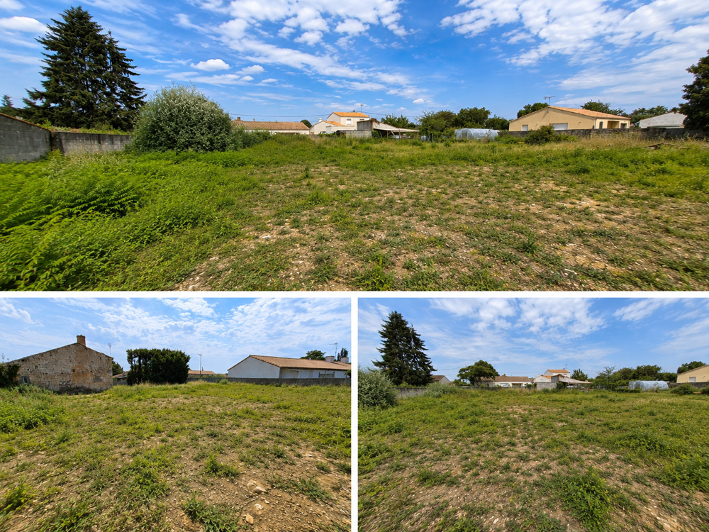 Vente Terrain Terrain à bâtir 904m2 non viabilisé Ste gemme la plaine