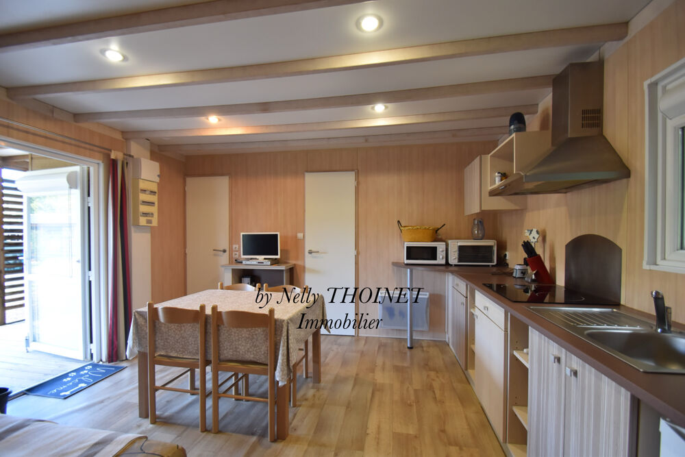 Dépt.63, PROCHE SUPER BESSE, EGLISENEUVE D'ENTRAIGUES, CHALET DE LOISIRS, 35 m2, 3 chambres, terrasse et terra