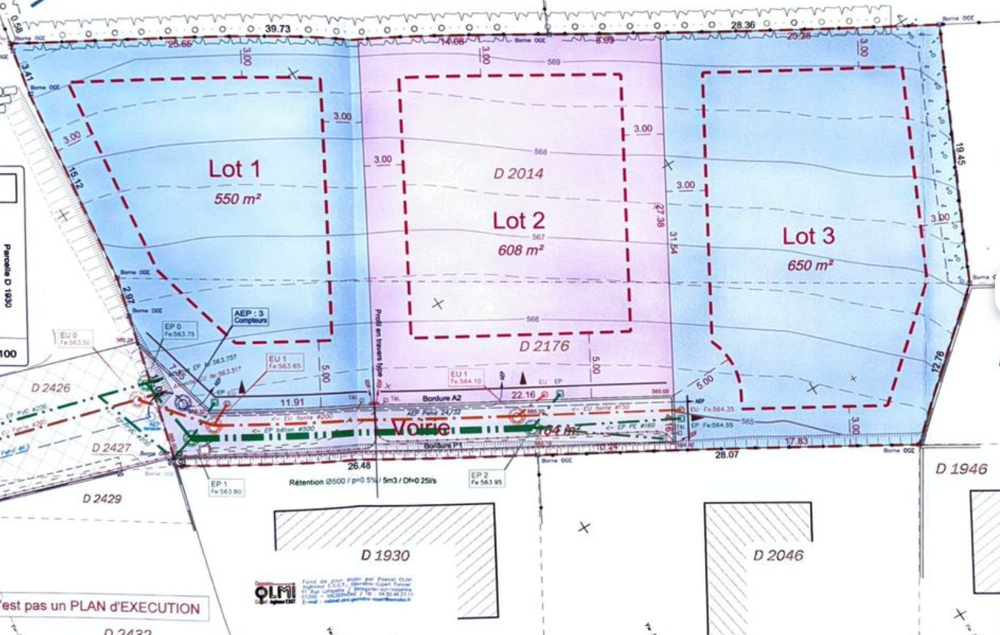 Vente Terrain VENTE TERRAIN CONSTRUCTIBLE St jean de gonville