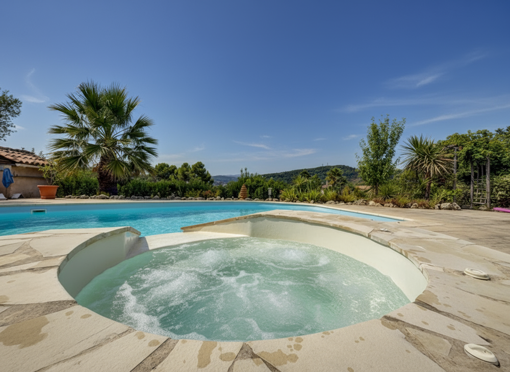 Vente Maison Villa de plain-pied avec studio indépendant, piscine et vue panoramique Vidauban