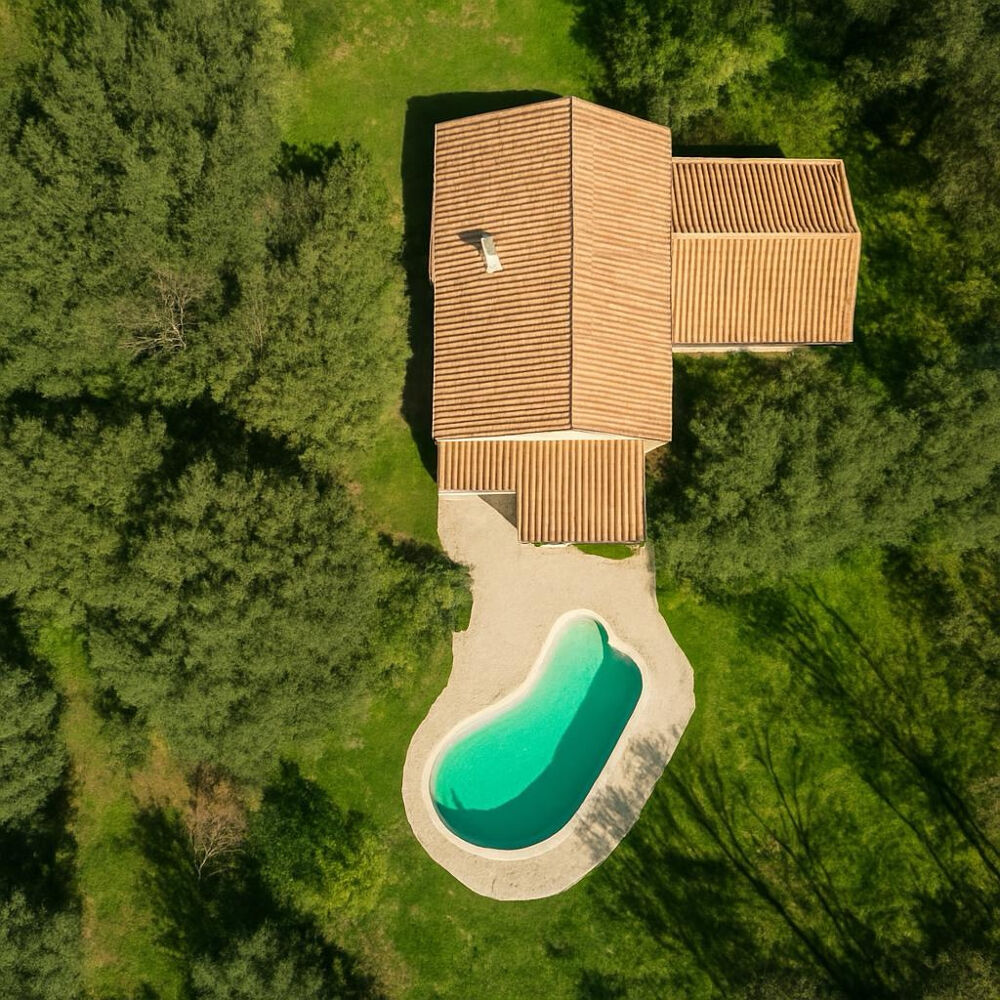 Maison de caractère avec piscine et parc arboré