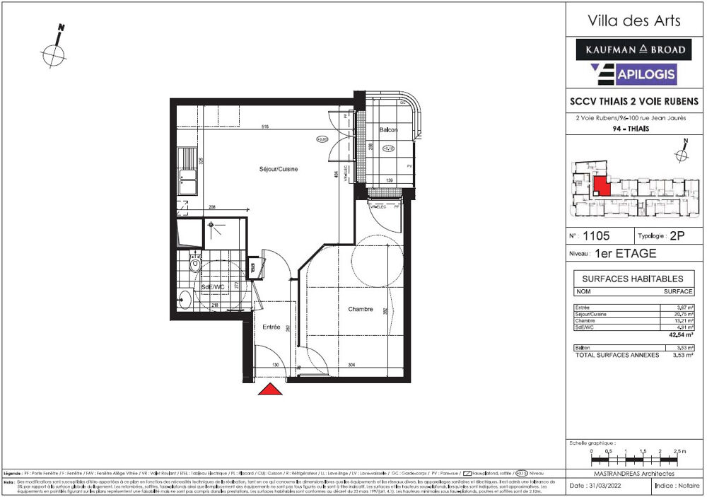 Vente Appartement BRS - T2 avec balcon Thiais