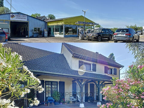 Local d'activit&eacute; + maison d'habitation &agrave; Lalheue (71) 260000 71240 Lalheue