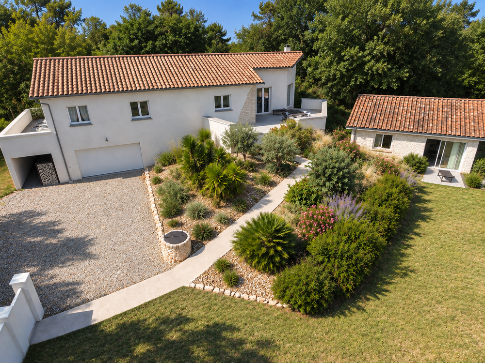 PROPRIÉTÉ RARE 2 LOGEMENTS INDÉPENDANTS VILLA 120 M2 + HABITATION 42 M2 TERRAIN 1 767 M2**