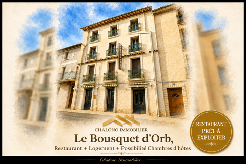 DEPT 34 - LE BOUSQUET D'ORB. RESTAURANT PR&Ecirc;T &Agrave; EXPLOITER IMM&Eacute;DIATEMENT + LOGEMENT SUR PLACE + POTENTIEL D'H&Eacute;BERGEMENT TOURISTIQU 145000 34260 Le bousquet d orb