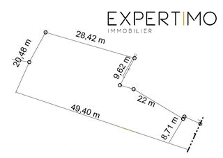  Terrain  vendre 1050 m