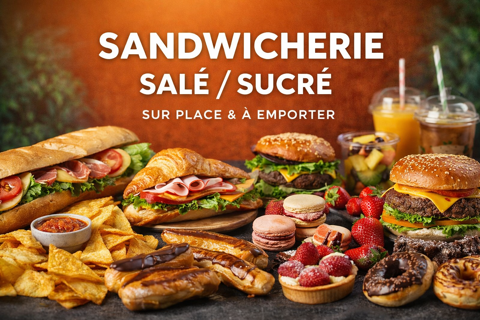Fonds de commerce restauration / sandwicherie &agrave; vendre   Zone d'activit&eacute;s   Proche Bruges 114600 33520 Bruges