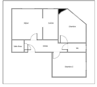  Appartement à vendre 3 pièces 47 m²