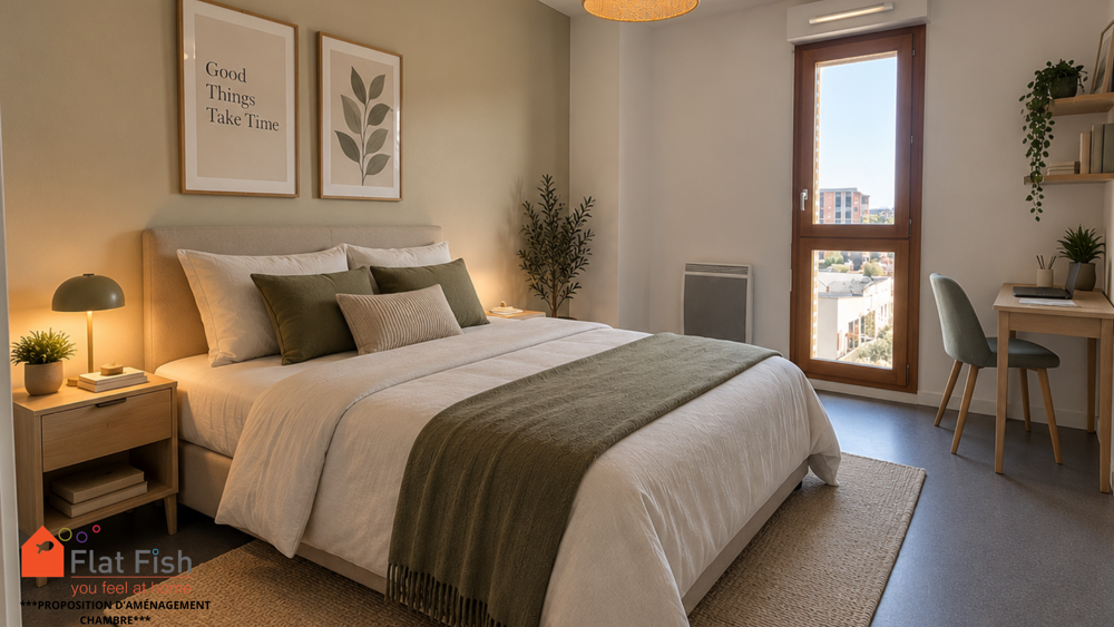 Appartement T2 Résidence Le Up, Lyon 7ème 44 Rue Michel Félizat au sein d'une résidence récente