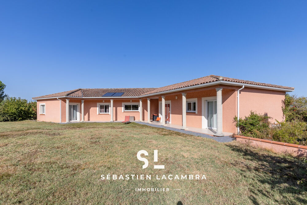 Vente Maison Maison de plain-pied avec piscine, 4 chambres et 3 008 m2 de terrain Lugan