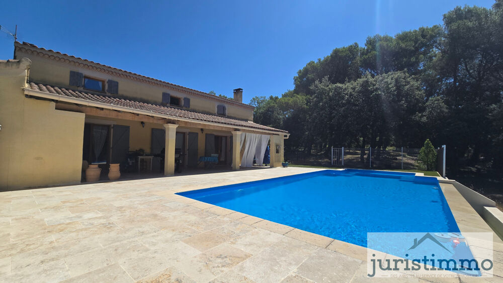 Grande Maison avec Piscine à Débordement à Uchaux sur 3000m2