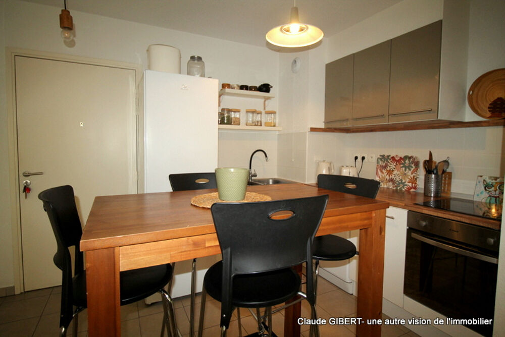 T2 avec terrasse de 50,69 m2 plus garage au centre-ville de Gigean