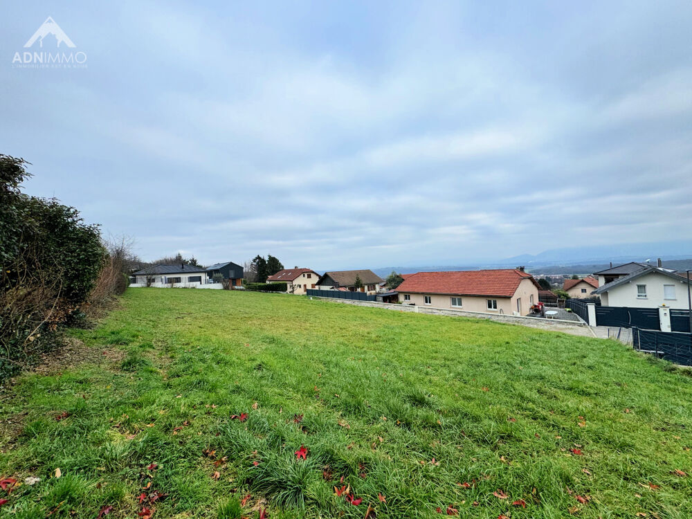 Vente Terrain Parcelle constructible 550 m2 Viabilisée Vue Mont Blanc St jean de gonville