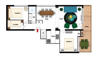  Appartement � vendre 4 pi�ces 53 m�